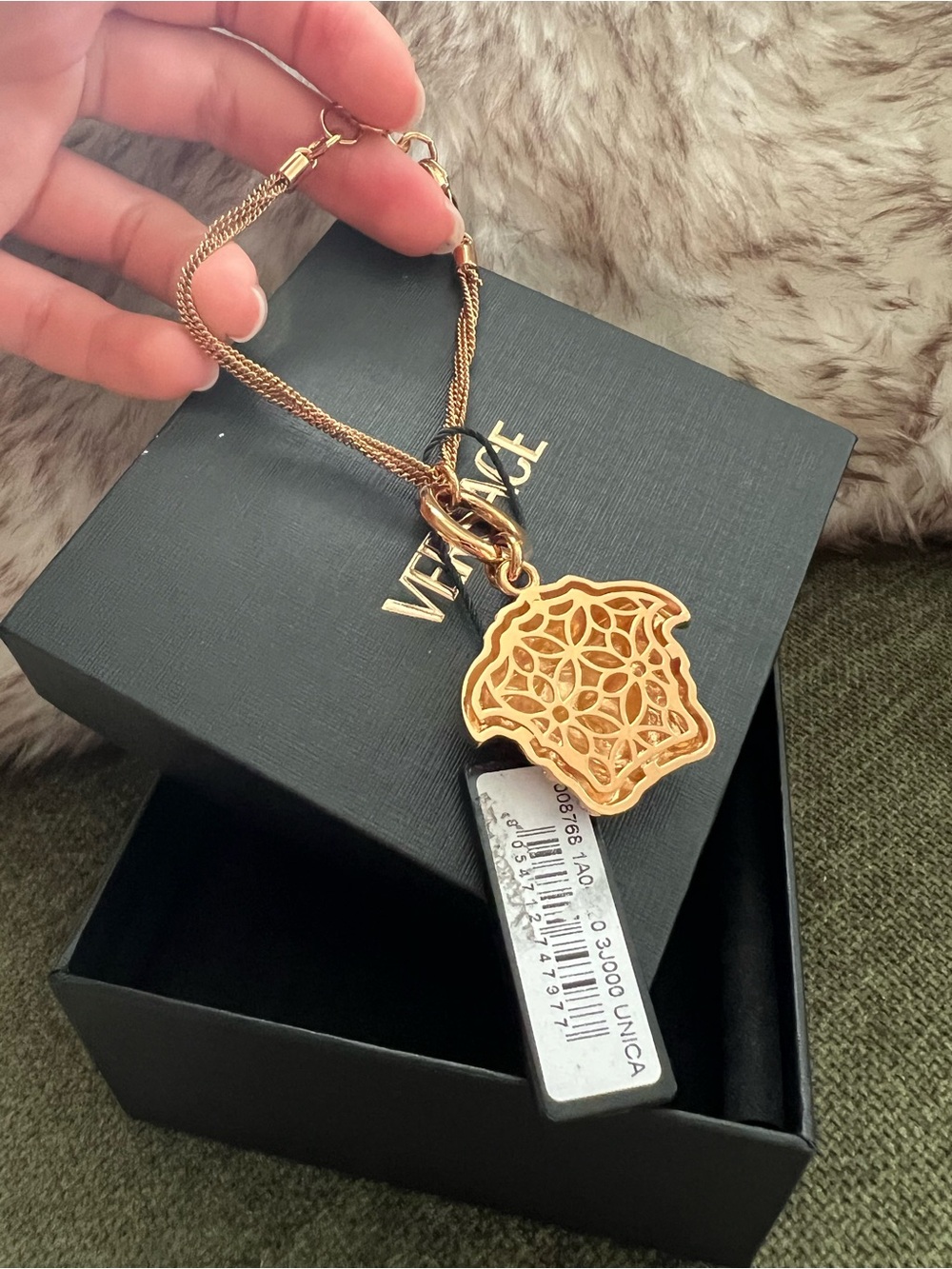 Versace Medusa Charm Bracelet NWTs & Box! - Picture 3 of 5